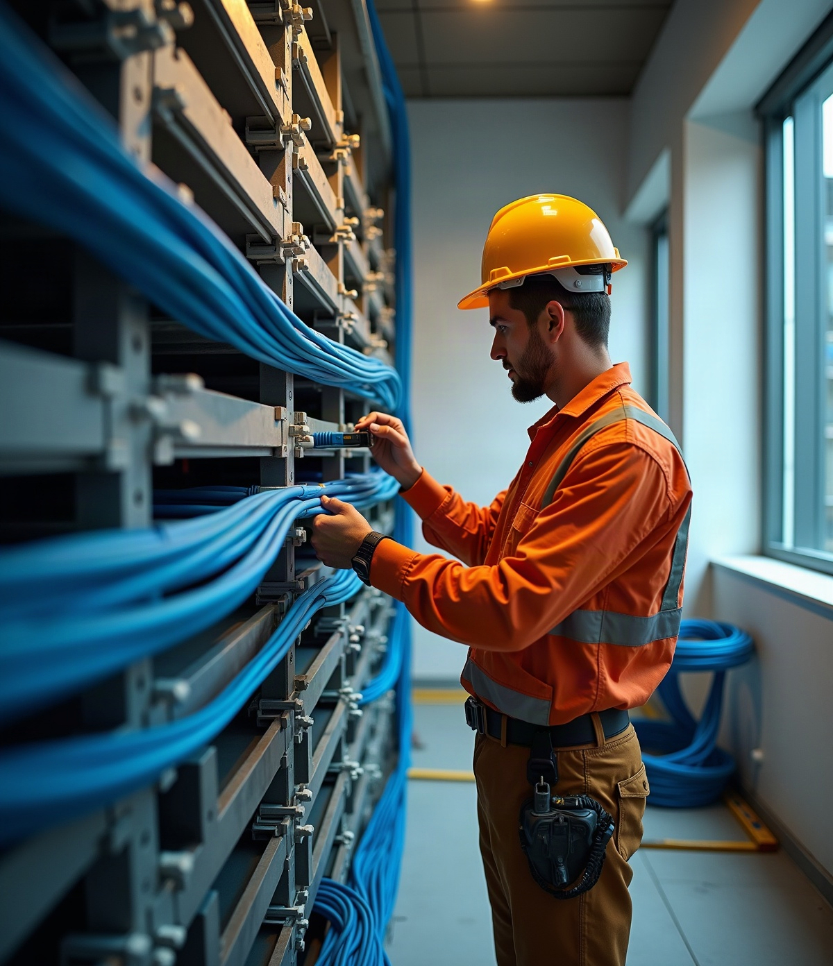 Professional low-voltage infrastructure installation